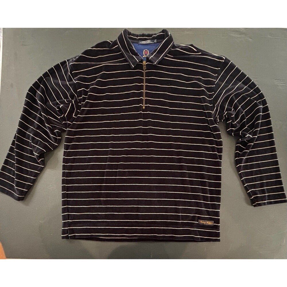 Vintage 90s Tommy Hilfiger Velour. men’s XL